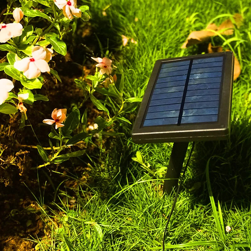 1 Set (Contains 10 Pieces) New Solar Lawn Lights, Led Solar Spotlights, Garden Lights, Set Includes Ten Outdoor Lights, Suitable for Courtyard, Walkway, Terrace, Car Track Decoration, Solar Lawn Lights Set