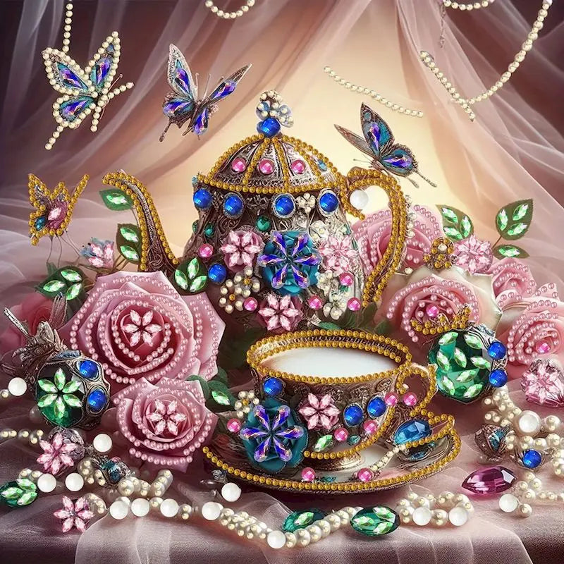 Diamond Painting Kits for Adults,Butterfly Special Shape Diamond Art for Beginners,Diamond Art Painting for Home Decoration Gift
