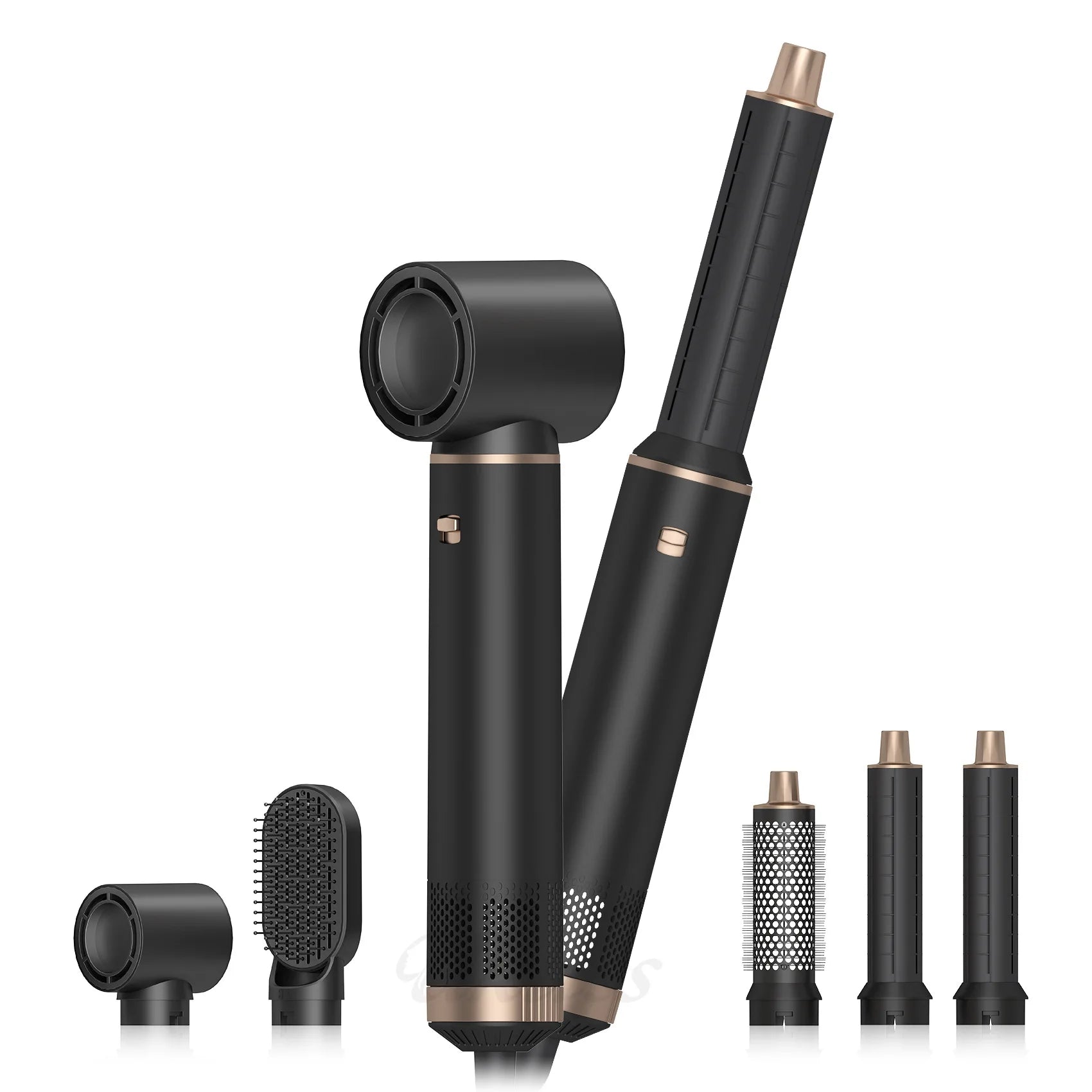 Hot Air Brush Styler - 5-in-1 1000W Ionic