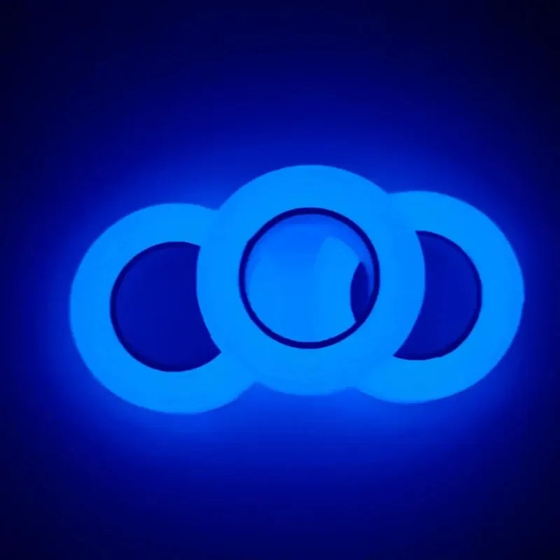 Green Glow In The Dark Tape, Self Adhesive Luminous Fluorescent Sticker Tape for Wall Stair Safety Marking Party Decor
