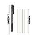Automatic Pen Style Hard Highlight Sketching Rubber Pen Eraser Set With Replaceable Core Sketching Painting Writing Erase