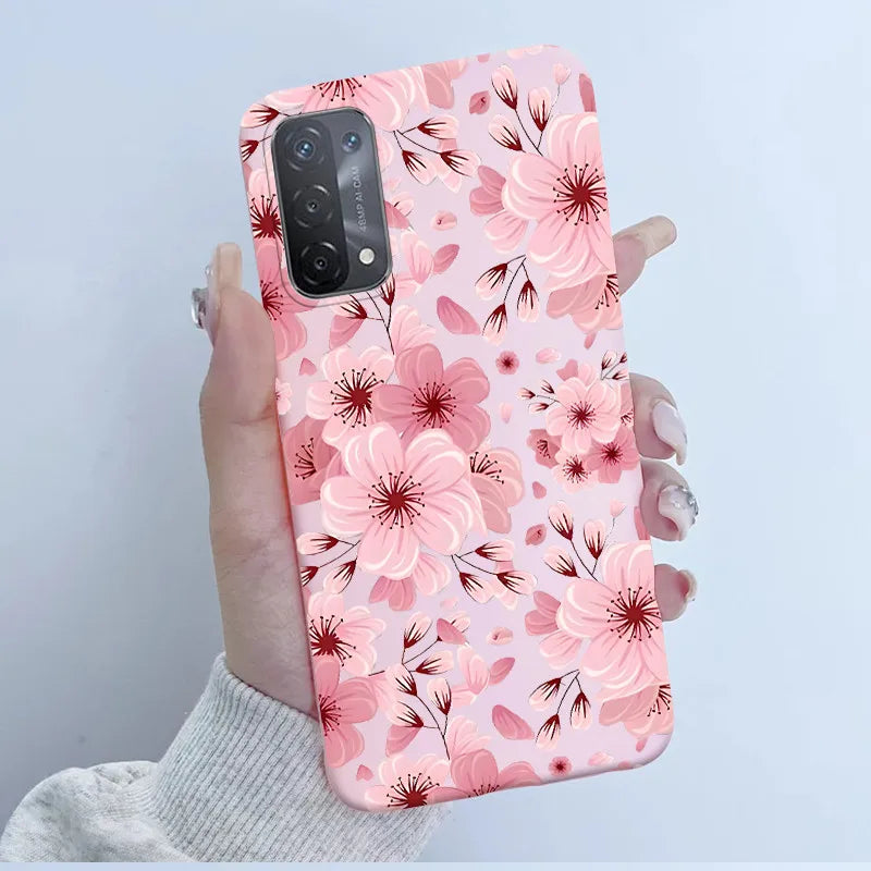 For Oppo A54 5G A74 5G A93 5G Case Soft TPU Silicone Cover Cute Astronaut Panda Phone Case CPH2195 CPH2197 CPH2263 Coque Funda