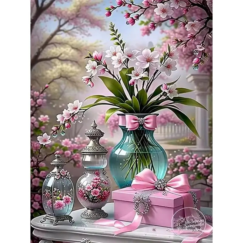 Diamond Painting Kits Diy Crafts Crafts Diy Kits For Beginners Flower Full Round Diamond Art Handicraft Diamond Art Embroidery