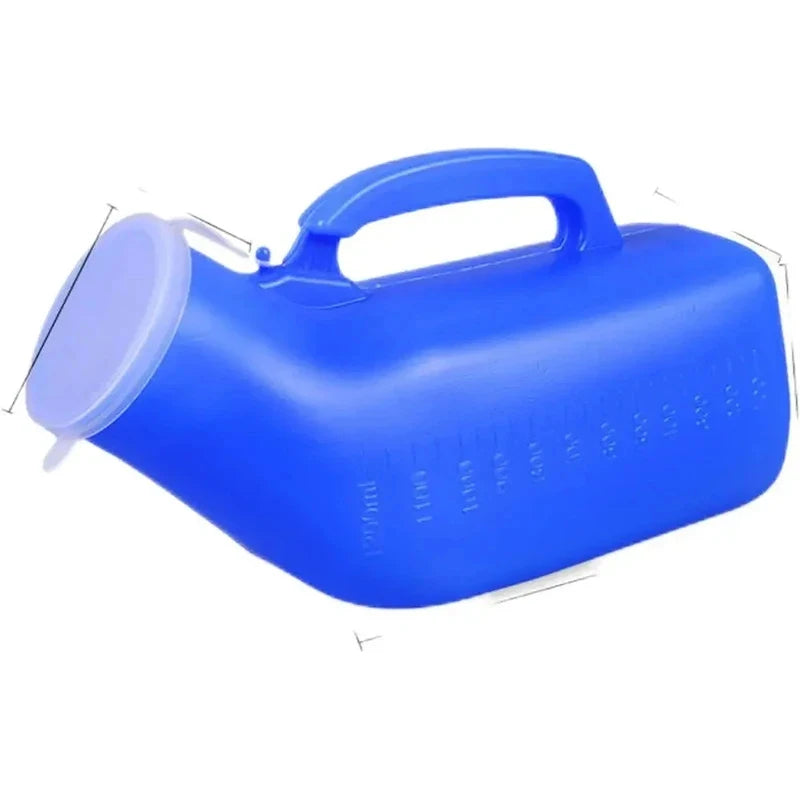 Portable 1200ml Men Urinal Bottle With Handle Mobile Toilet For Car Travel Camping Elderly Disability Urine Storage Container