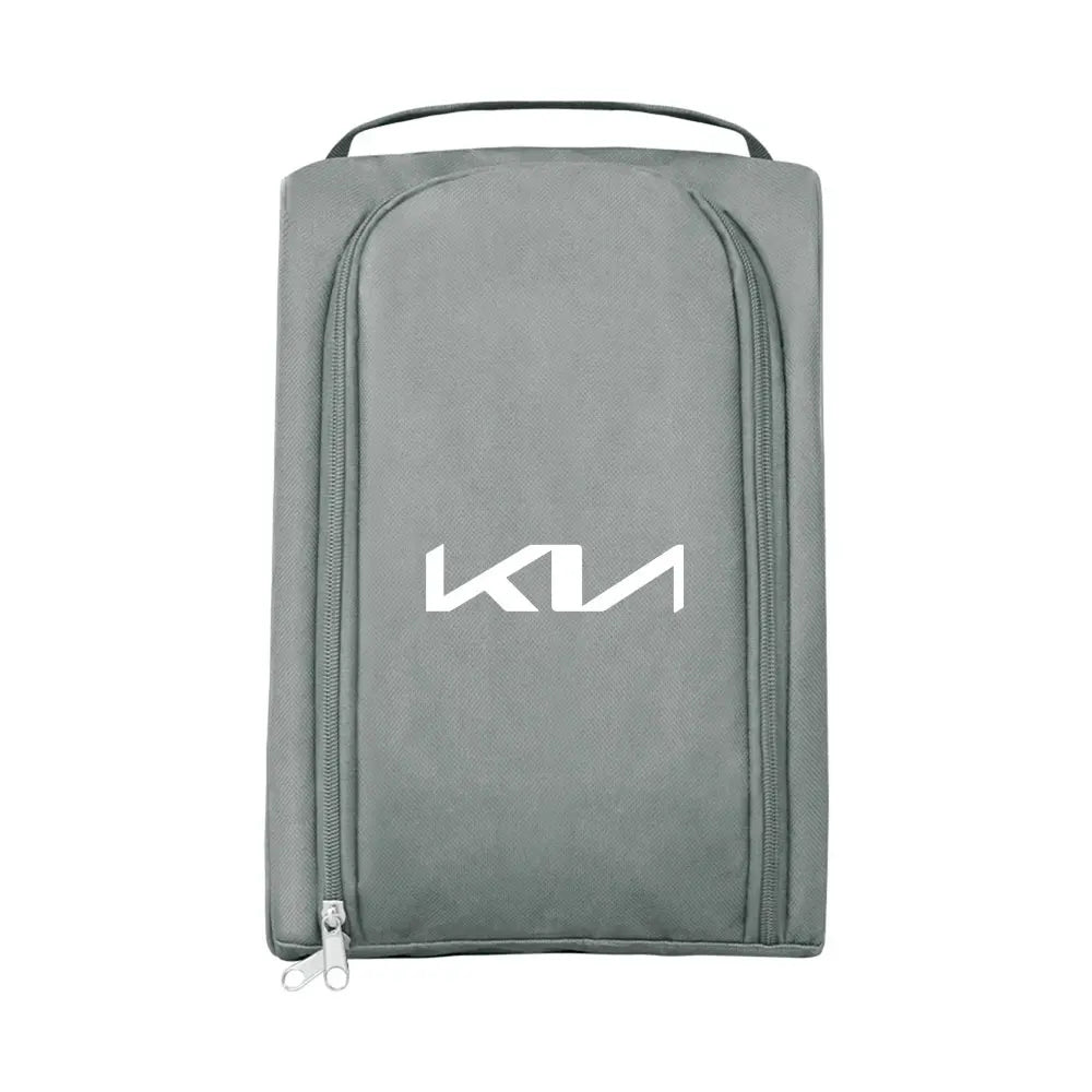 1PCS Car Logo Sneaker Storage Bag Travel Outing Shoe Storage Tool Car Accessories For KIA Rio Ceed Sportage Cerato Soul Sorento