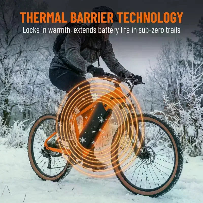 Electric Bicycle  Battery Cover Waterproof Anti Cold Thermal Insulated Protector for Outdoor Winter Cycling