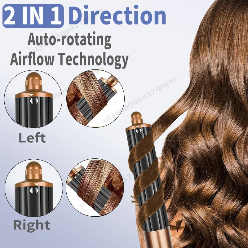 6-in-1 High-Speed Hair Styler & Dryer Brush – 110,000 RPM Negative Ionic Blow Dryer