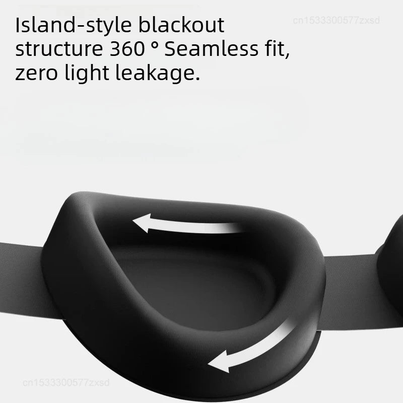 Dreamlight 3D Contoured Sleep Eye Mask – Blackout, Adjustable & Travel-Friendly