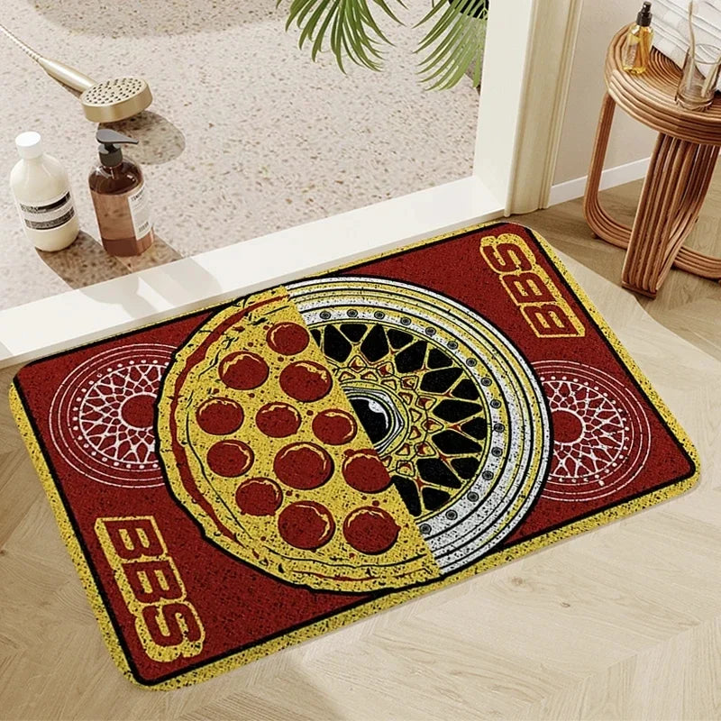 BBS Bath Mats Washable Non-slip Kitchen Mat Balcony Room Rug Carpet Home Foot Bathroom Doormat Entrance House Hallway Decoration