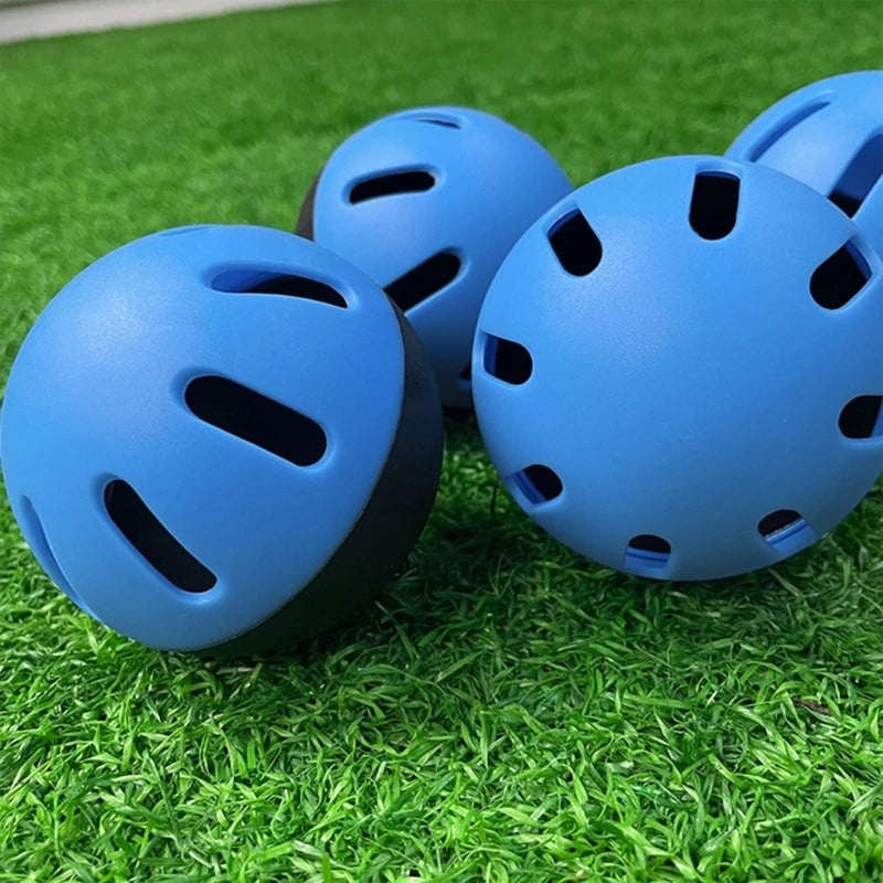 Baseball Practice Baseballs EVA Hollows Airflow Soft Training Baseball Practice Ball for Hitting Training In/Outdoor Use