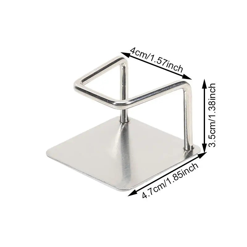 4Pcs Stainless Steel Hook Rack For Weighing Scale,Wall-Mounted Storage Bracket Multifunctional Sink Sponge Rack Kitchen Supplies