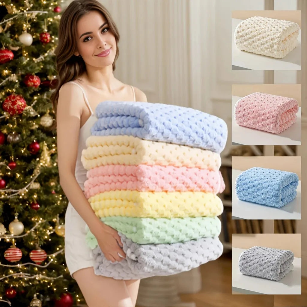 Large Bath Towels, Made of Thick Solid Color Coral Fleece Microfiber, Highly Absorbent, Quick-Drying, Soft, And Comfortable.