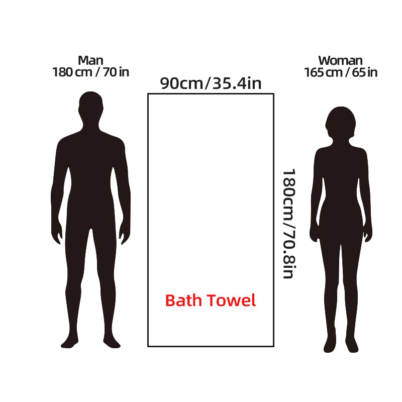 Large Bath Towels, Made of Thick Solid Color Coral Fleece Microfiber, Highly Absorbent, Quick-Drying, Soft, And Comfortable.