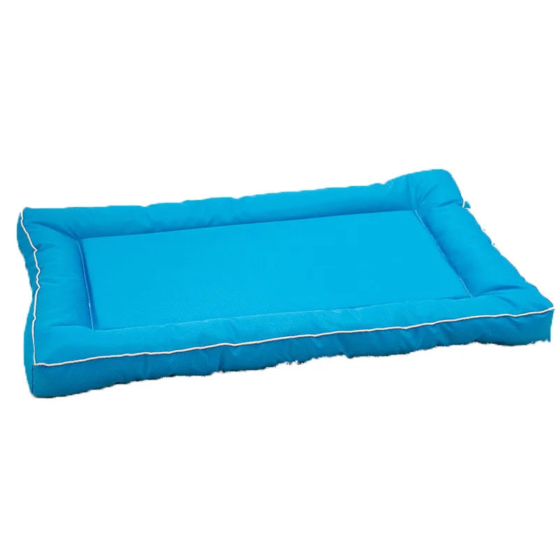 Waterproof Dog Bed Oxford Pet Cushion for All Seasons Thickened Memory Foam Filling Bite-resistant Pet Mat Pet Supplies 강아지 방석