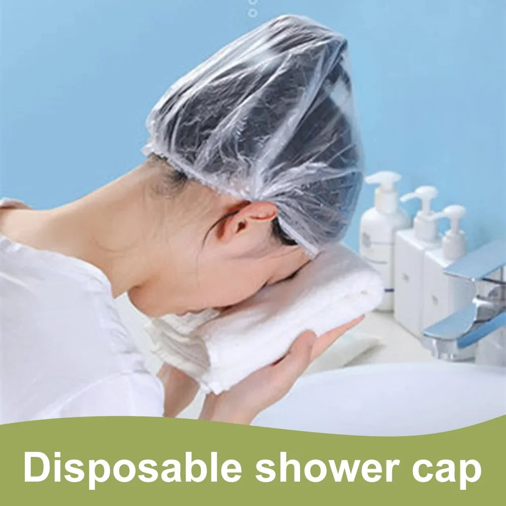 100pcs Disposable Fresh-keeping Film Cover Reusable Kitchen Household Food Grade Fresh-keeping Bowl Cover PE Fresh-keeping Film