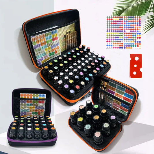 Travel Essentials Oil Case for DoTERRA 12/30/60 Slots 5ML 10ML 15ML Essential Oil Storage Bag Carrying Hanging Organizer Bottles