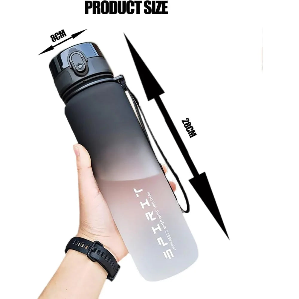 34 oz Large Drinking Water Bottle, Leakproof BPA Free Plastic Water Bottle with Locking Cap for Gym Outdoor Sports Cycling