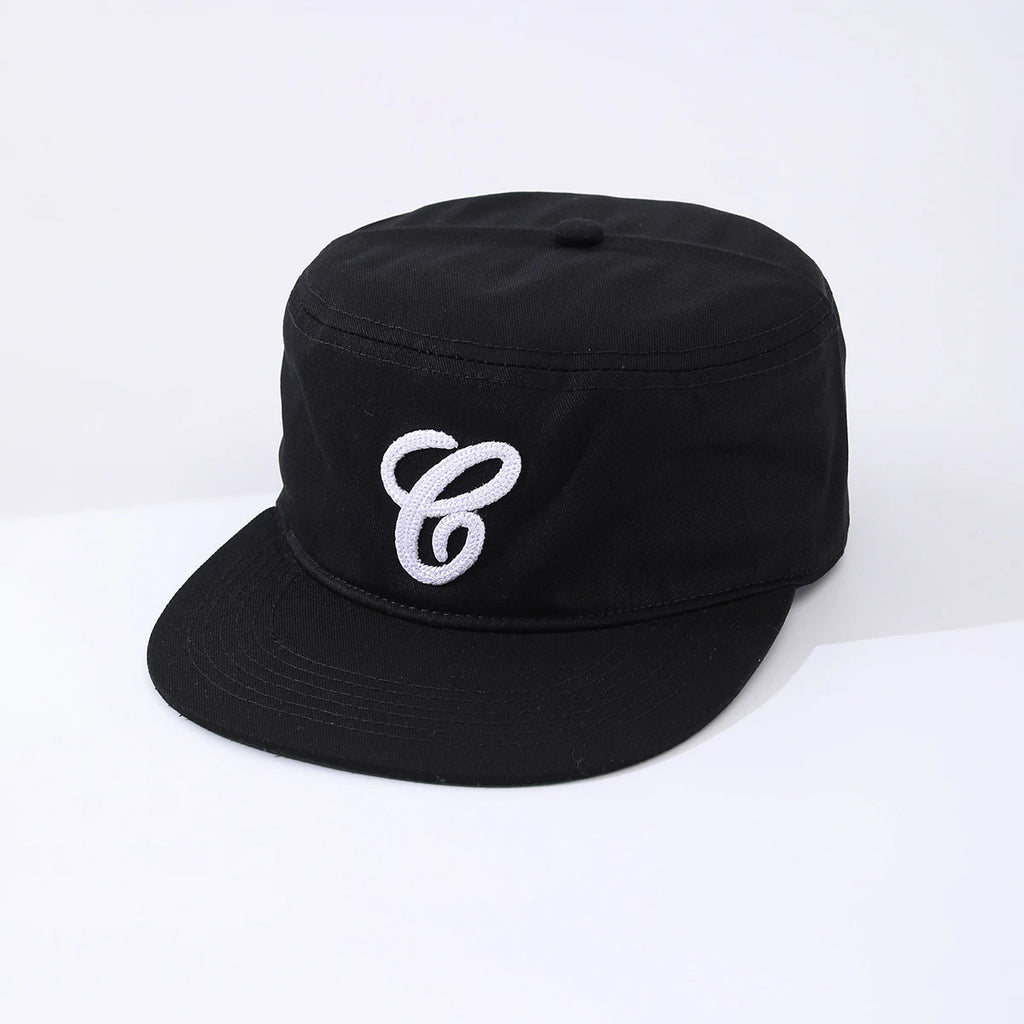 Trendy British Style Retro Large Letter Embroidered Flat-Top Hat, Fashionable and Casual, Versatile and Suitable for All Occasio