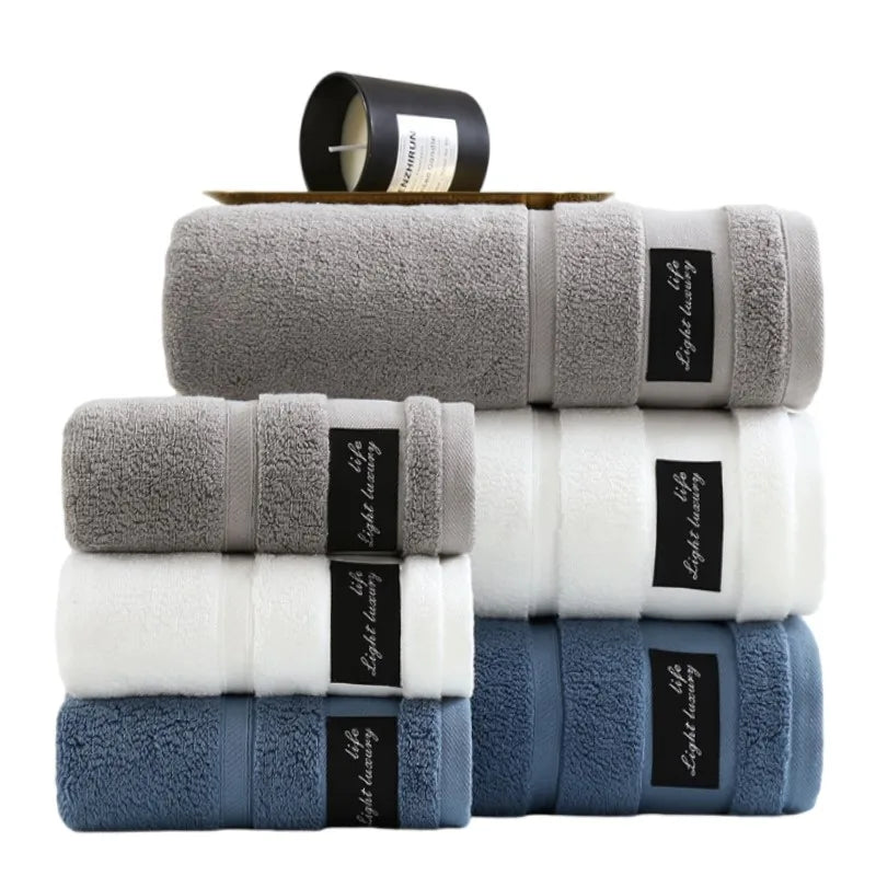 Luxury Bathroom Towel 35x75cm 80x160cm Big Shower Towel Cover Terry Washcloth Travel Sport Gift Towels Toalhas De Banhos 수건 세트