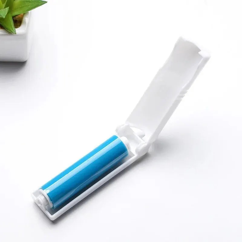 Foldable Washable Hair Collector Clothes Hair Remover Hair Removal Brush Sticky Hair Roller Rolling Brush Lint Roller Dust Colle
