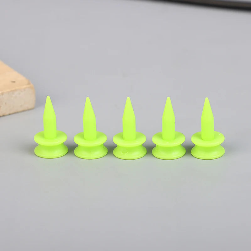 50Pcs/Pack Professional Golf Tees 25MM 0.98' Castle Green Golfer Accessory Plastic Golf Tees Perfect For Teeing The Ball
