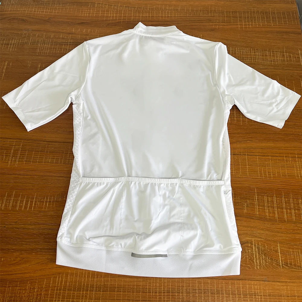 HISERWA Men Cycling Jersey Short Sleeve Summer Bicycle Jersey Road Bike Cycling Clothing Breathable Pro Team MTB Maillot Shirt
