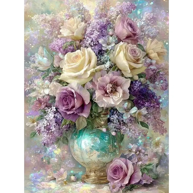 Diamond Painting Kits Diy Crafts Crafts Diy Kits For Beginners Flower Full Round Diamond Art Handicraft Diamond Art Embroidery
