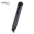 Rafford 0.79inch Stretch Utility Knife Paper Cutters Carbon Steel Blades Pocket Knife with Safety Lock Handicraft Tool Multifunc