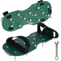 Lawn Aerator Shoes Manual Lawn Aerator with Spike Adjustable Spiked Aerating Sandals Reusable Plastic Lawn Aerator Sandals Lawn