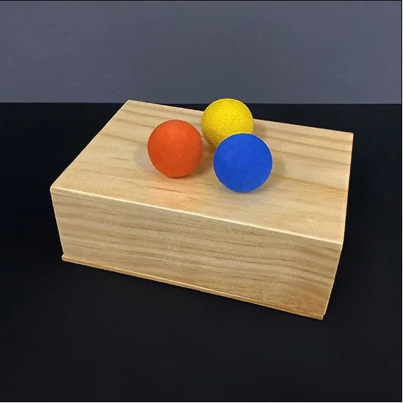Balls In Box (Deluxe) By Lu Chen Gimmick Stage Magic Illusions Magic Props Party Magic Show,Creative Magia Tricks Magician Toys