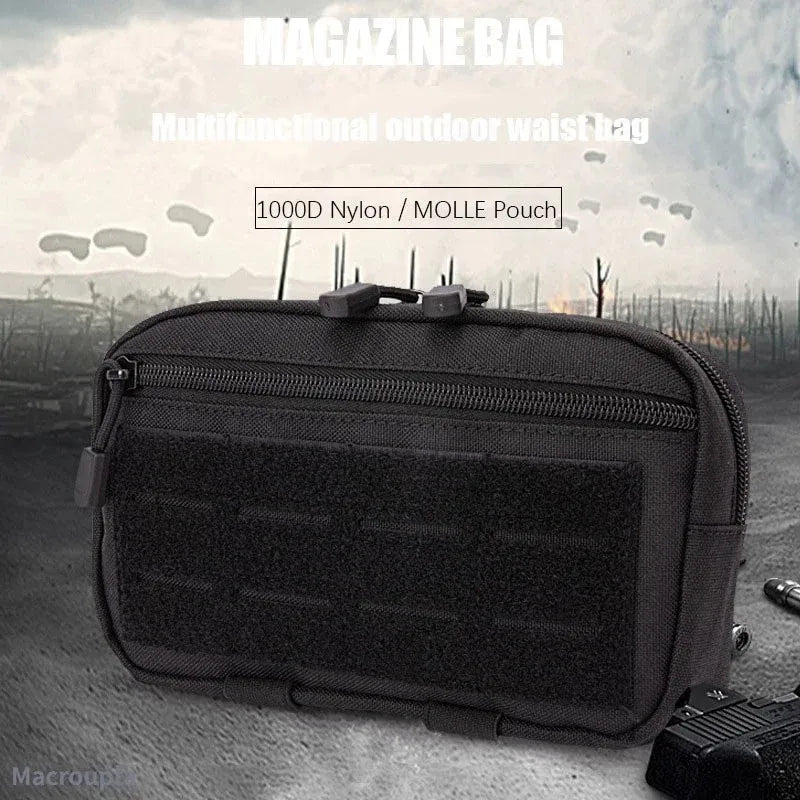 Tactical Molle EDC Pouch First Aid Kit Pouch Outdoor Sport Molle Waist Pack Emergency EMT Utility Tool Pouches Hunting Bags