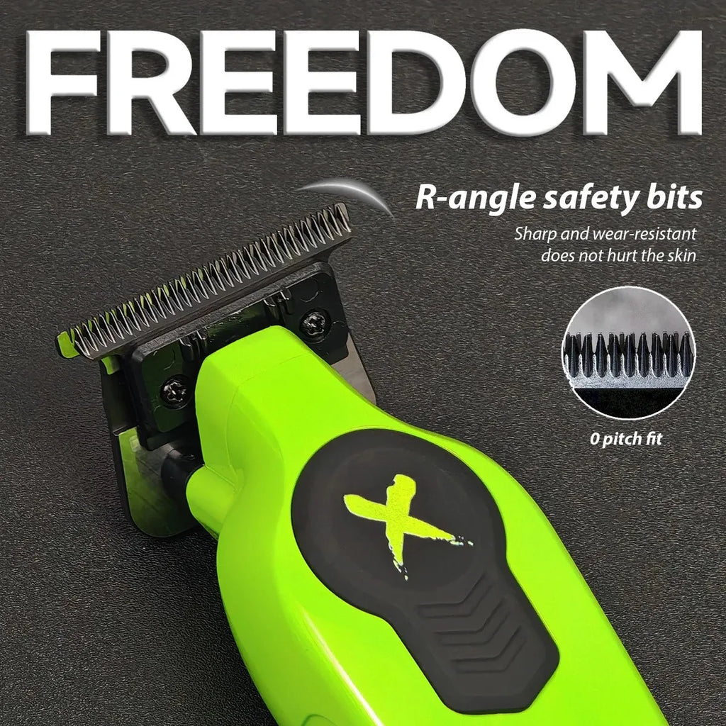 BRDCLIP FA1T Professional Hair Trimmer – Gradient Fade Clipper with Charger Stand