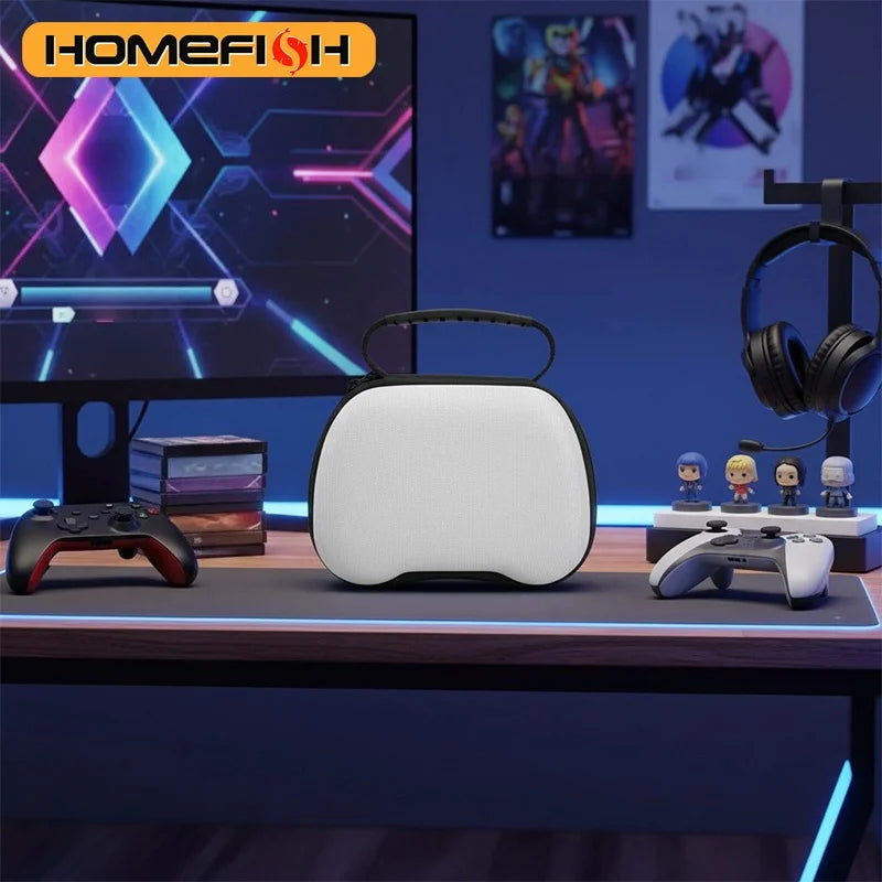 The game controller storage case is suitable for PS5, XBOX/PS4 controller storage boxes and hard packs