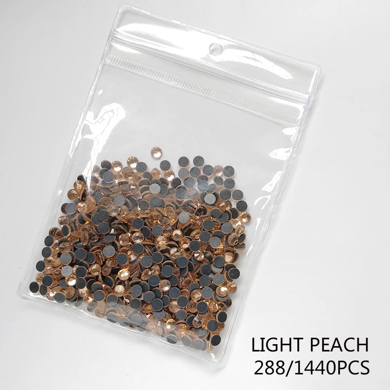 High Quality Glass Clear Hotfix Rhinestone  SS4-SS30 Hot Fix Rhinestones for Clothes Decorations DIY Wedding Dress Rhinestones