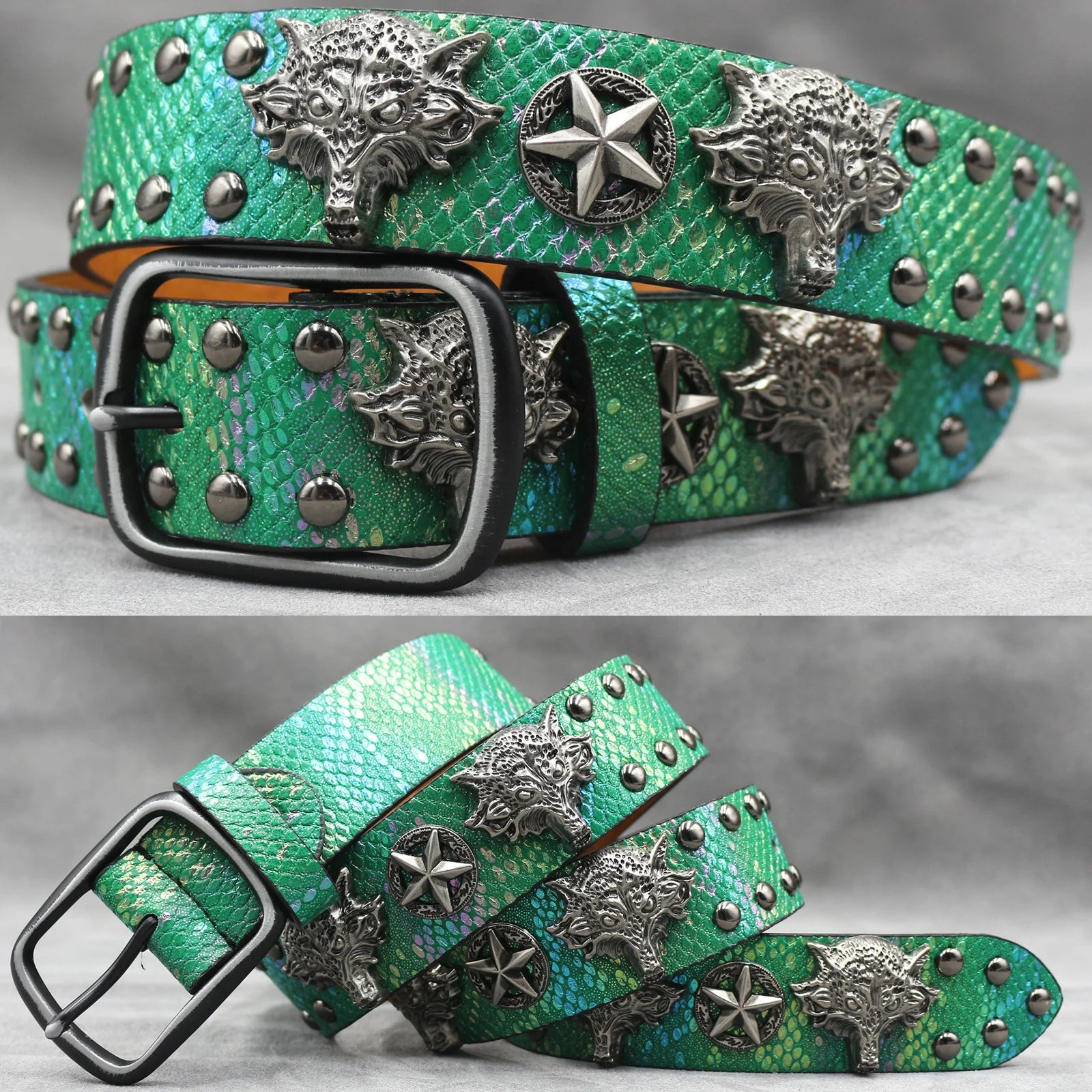 Rivet PU  Leather men's belt Fashion alloy belts Buckle luxury brand jeans belts for men business belt female belt