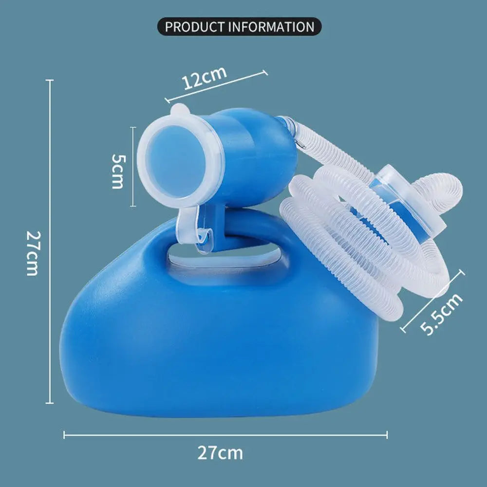 Portable Urinal Bottle Toilet Aid Bottle Urinal Potty with Lid Travel Urine Storage Unisex 2000ml Pee Tool