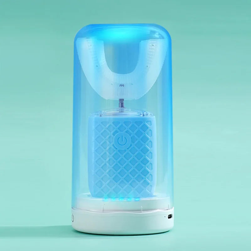 360° U-Shaped Electric Toothbrush – Rechargeable Sonic Auto Toothbrush for Adults & Kids