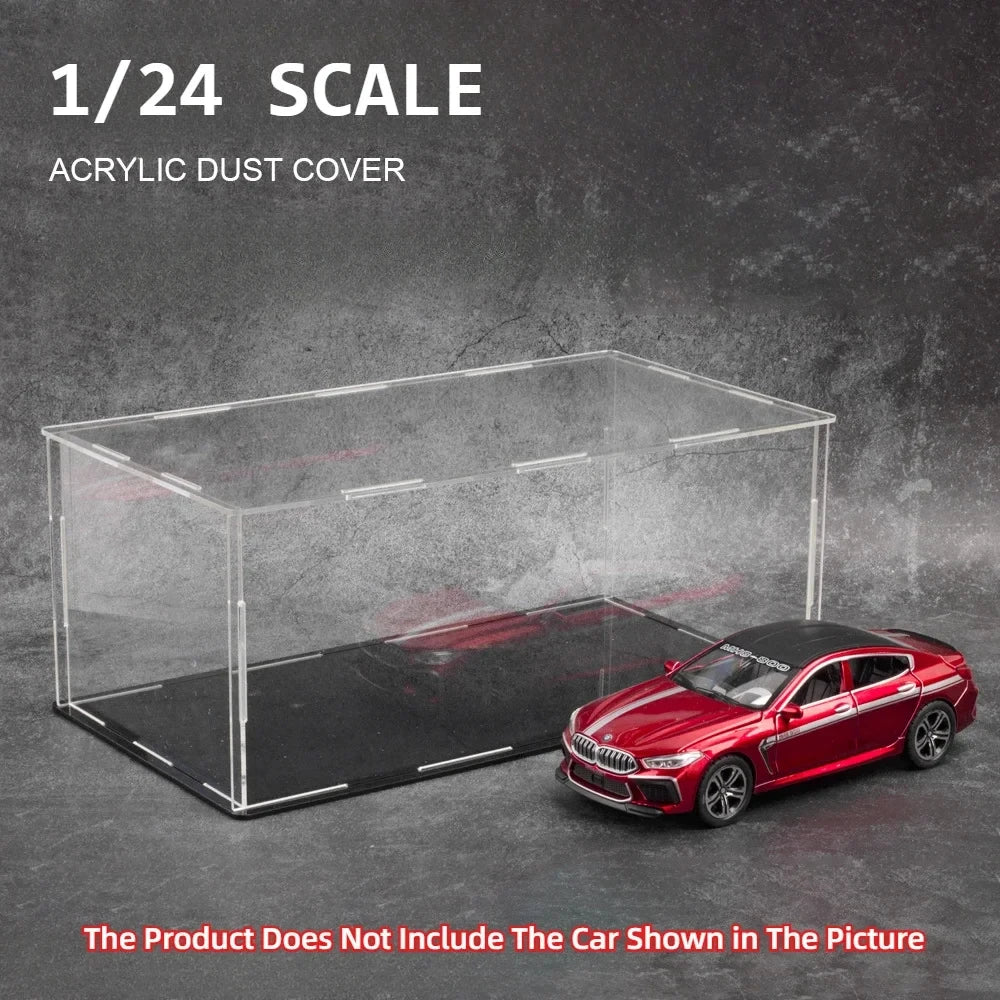 1/18 1/24 1/32 Transparent Acrylic Car Model Display Box Dust Cover Blind Box Dust-proof Diecast Storage Professional Storage
