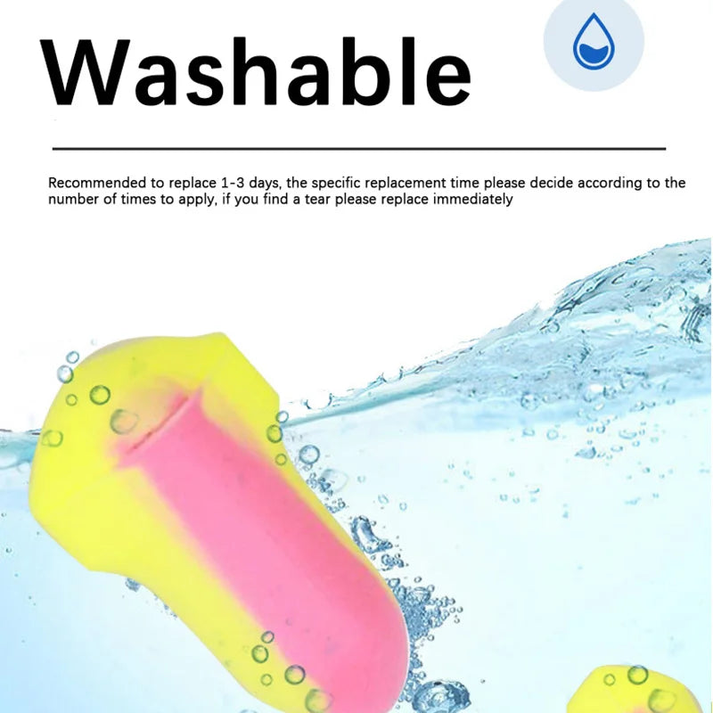 Noise-blocking earplugs for sleep - noise protection - noise reduction - sound insulation - safe for ears