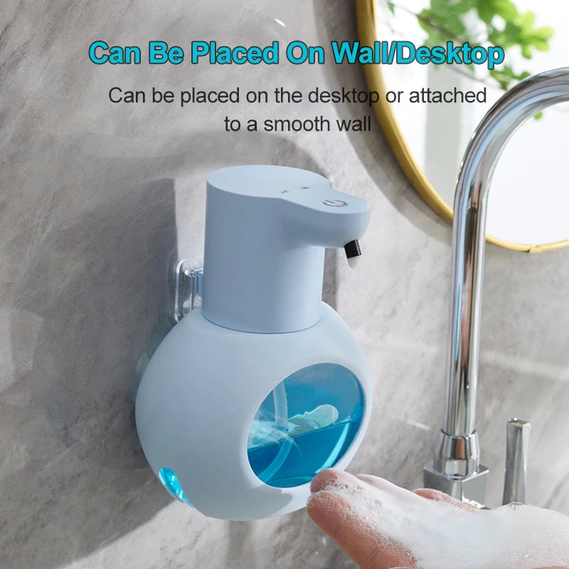 Smart Touchless Soap Dispenser – 400ml Motion Sensor, USB Charging, Wall-Mounted