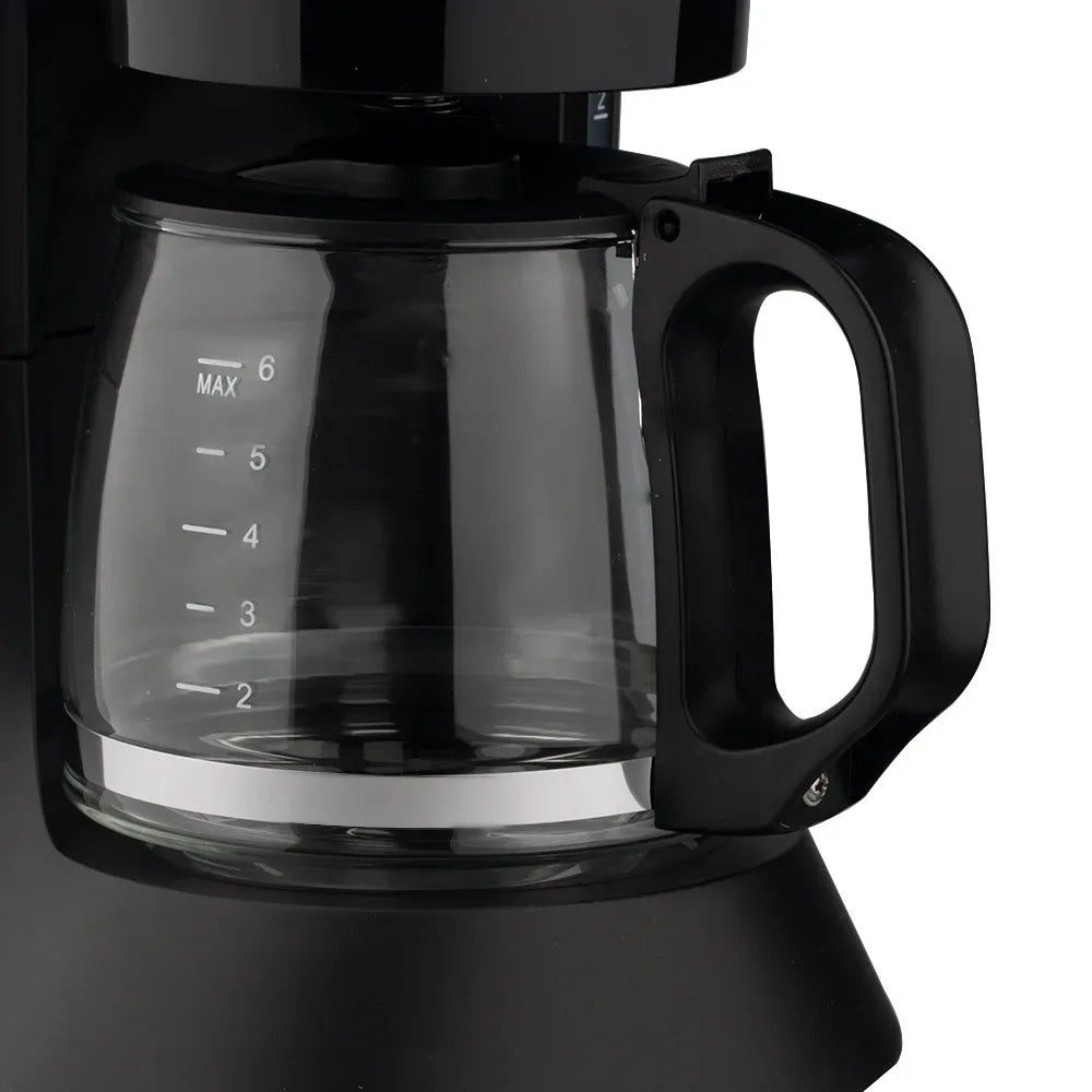 Electric Drip Coffee Maker, Compact Coffee Maker with Reusable Filter, Hot Plate and Coffee Pot