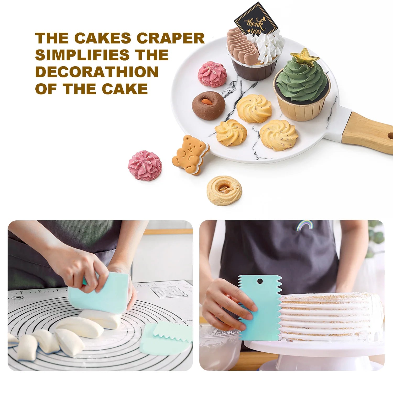 Piping Pastry Bag With Nozzles Set For Confectionery Tips Baking And Bakery Accessories Spatula Smoothing Cake Decoration Tools