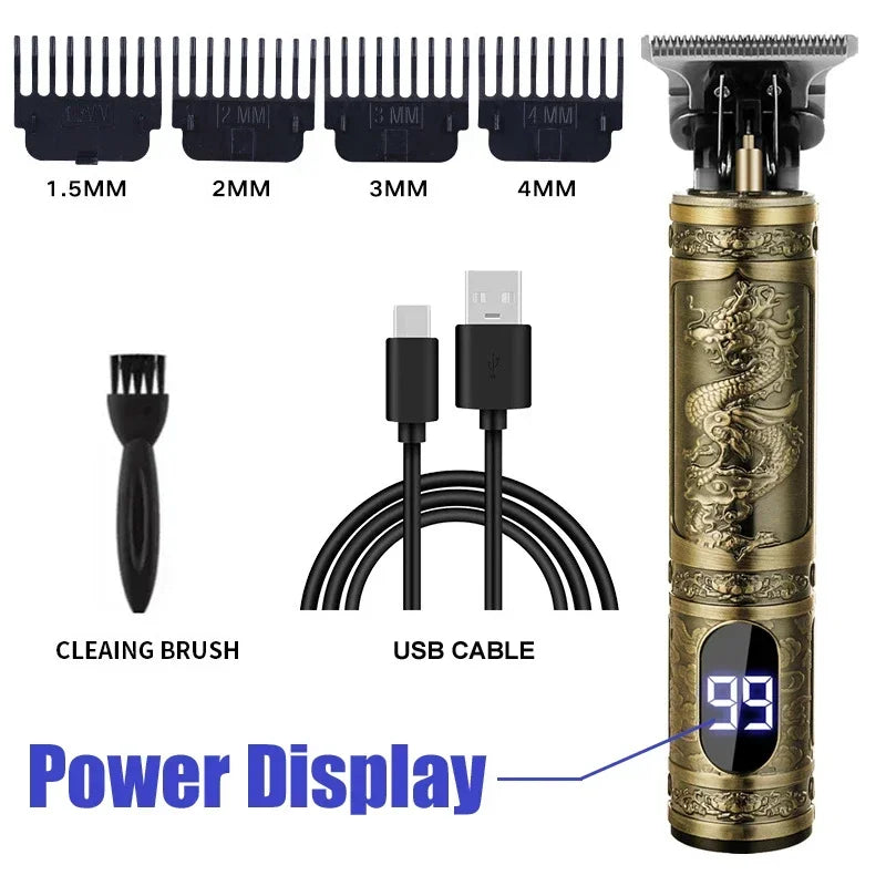 Professional Hair Clipper - Rechargeable Cordless