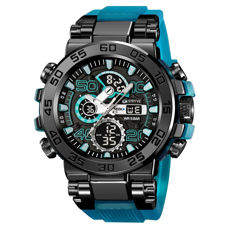 new style stryve S8030 hot sales men watches 5atm waterproof boys' sports watches