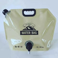 8L Large Capacity Thickened Folding Water Bag Food Grade Soft Portable Water Storage Bag for Outdoor Camping Hiking Travel Use