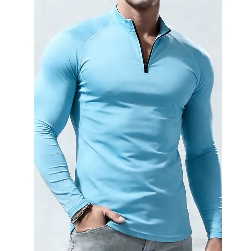 Long Sleeve T Shirt Men Compression Sportswear Male Tshirt Elastic Skinny Tops Tee Gyms Fitness T-shirt Casual T Shirt For Men