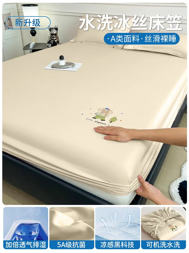 Cute Bedroom Bedsheets Cooling Kids Comferter Blue Bedsheets Pillow Cover Soft Ropa De Cama Juego Completo Bedding Set