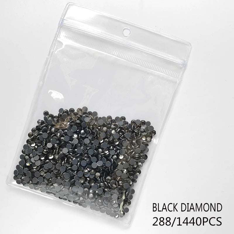 High Quality Glass Clear Hotfix Rhinestone  SS4-SS30 Hot Fix Rhinestones for Clothes Decorations DIY Wedding Dress Rhinestones