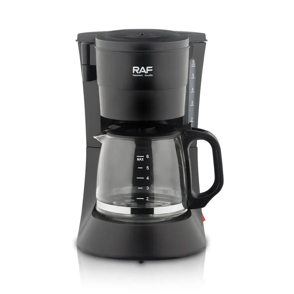 Electric Drip Coffee Maker, Compact Coffee Maker with Reusable Filter, Hot Plate and Coffee Pot