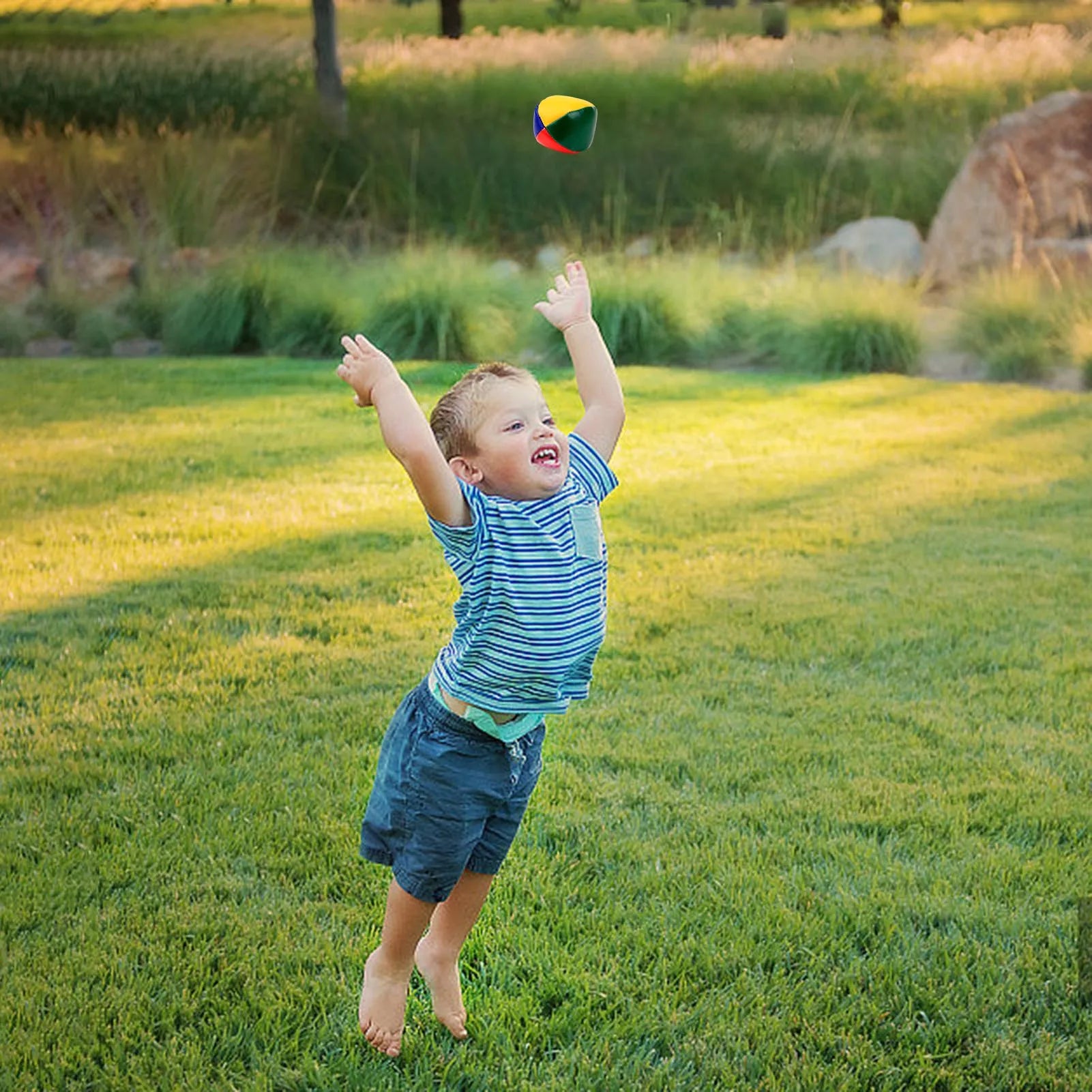Beanbag Juggling Balls Soft Smooth Durable Easy Grip Multi Coloured Balls for Beginners Adults Party Favor Supplies